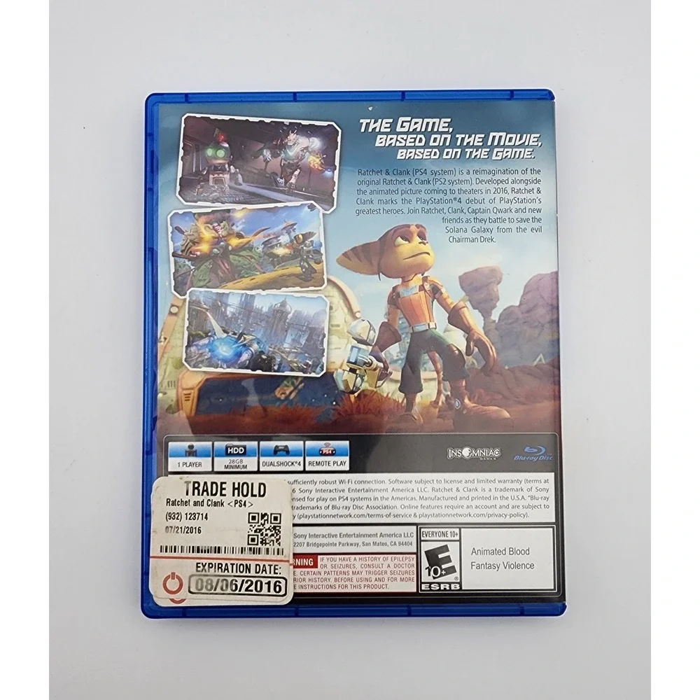 Ratchet & Clank Greatest Hits PS4 Playstation 4 Video‎ Game